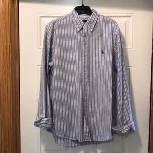 Men’s Ralph Lauren Striped Oxford
